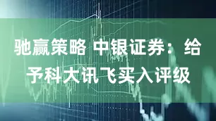 驰赢策略 中银证券：给予科大讯飞买入评级